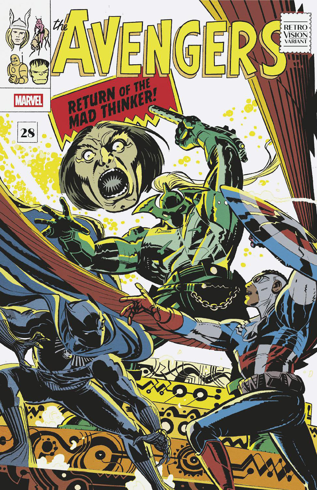 Avengers (2023) #28 Wes Craig Retrovision Variant [Doom]