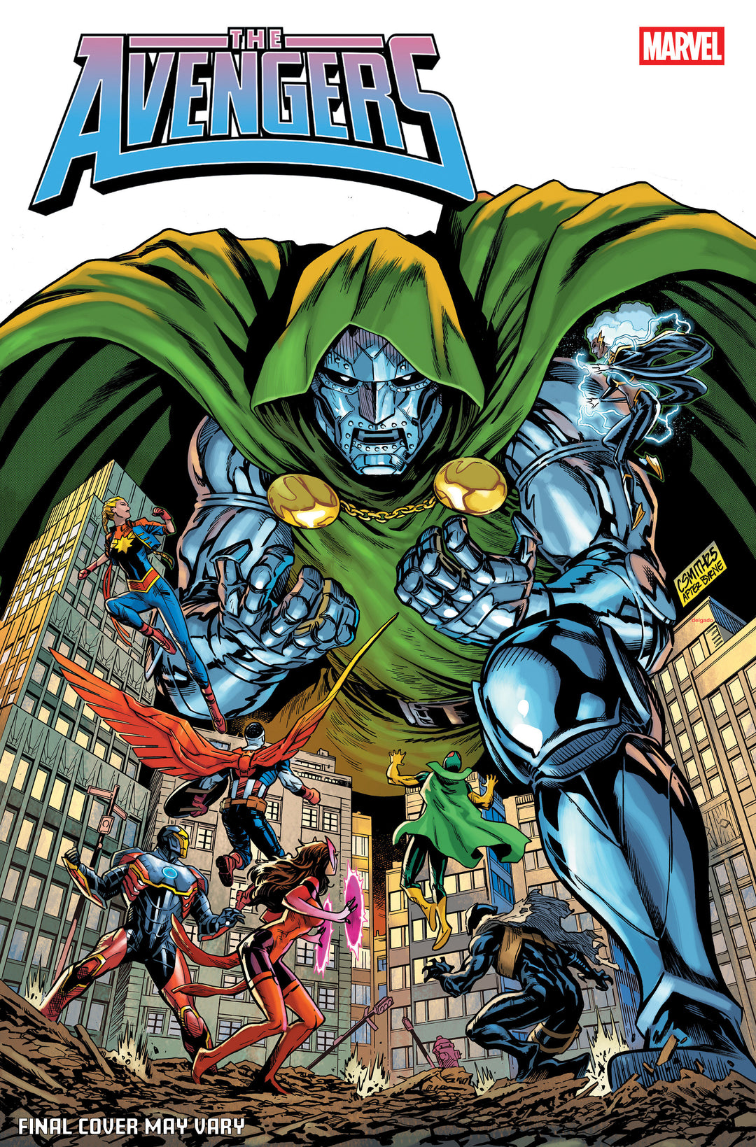 Avengers (2023) #36 Cory Smith Doom Homage Variant
