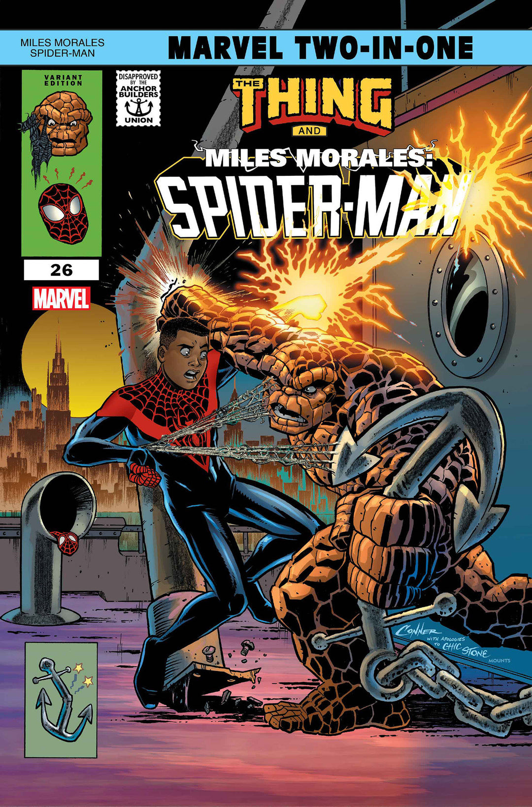 Miles Morales Spider-Man (2023) #26 Amanda Conner Marvel Two-In-One Variant