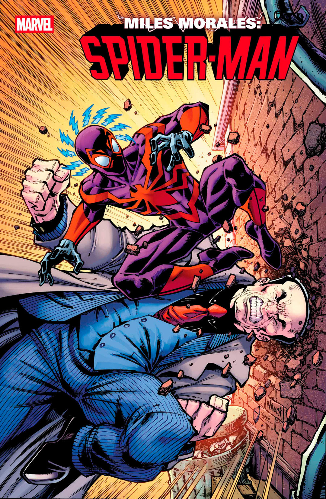 Miles Morales Spider-Man (2023) #34 Todd Nauck Bring On The Bad Guys Variant