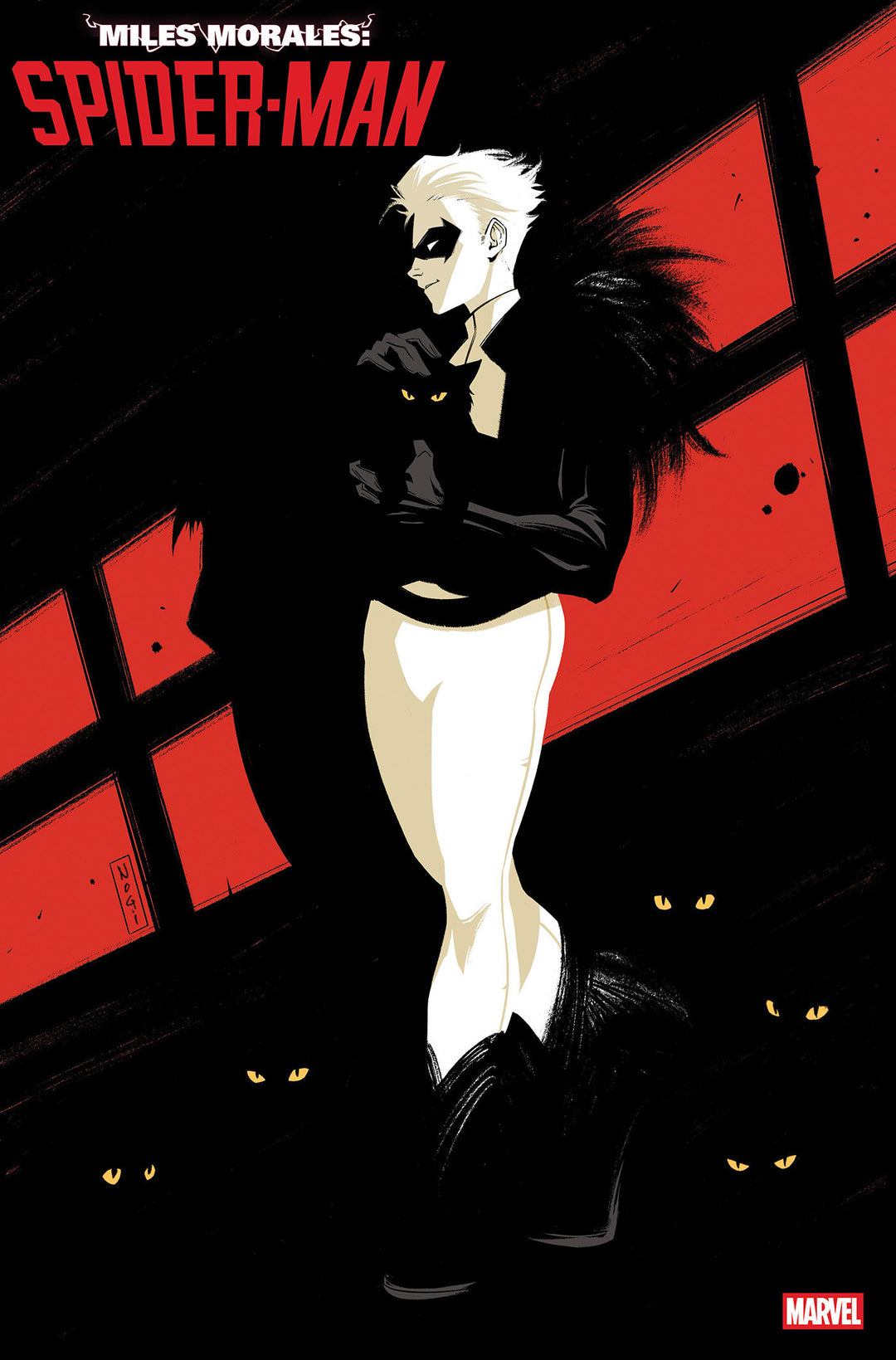 Miles Morales Spider Man (2023) #38 Nogi San White Cat Variant