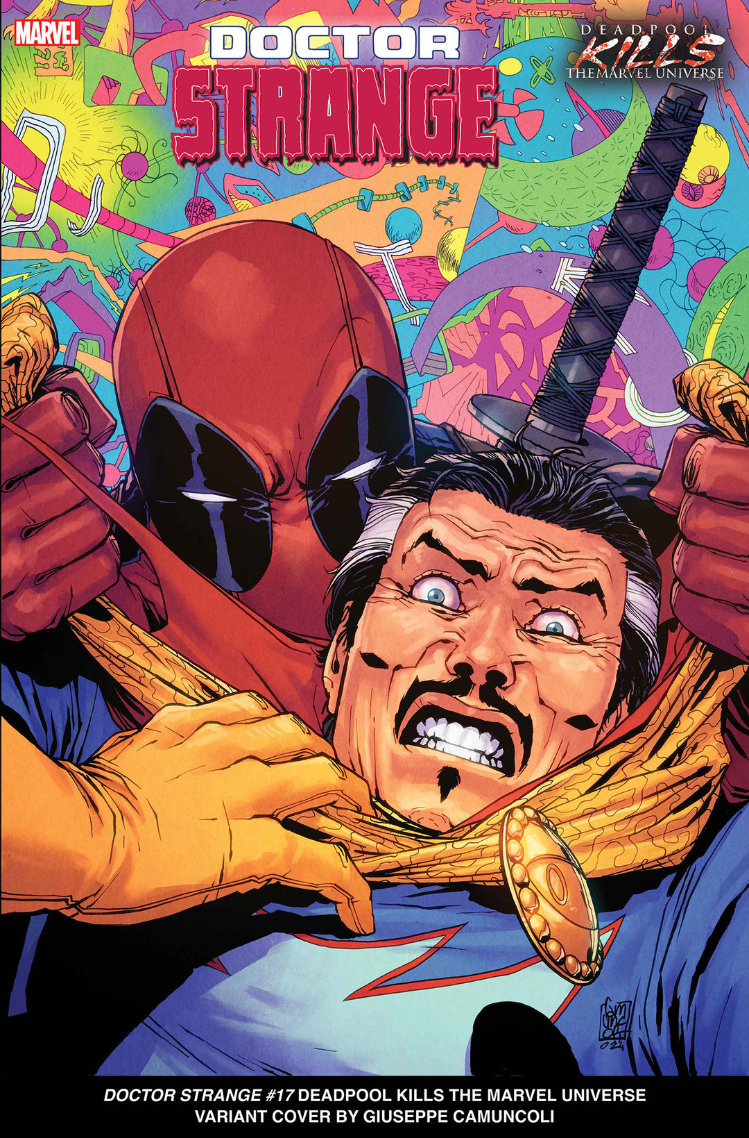 Doctor Strange (2023) #17 Giuseppe Camuncoli Deadpool Kills The Marvel Universe Variant [Blood Hunt]