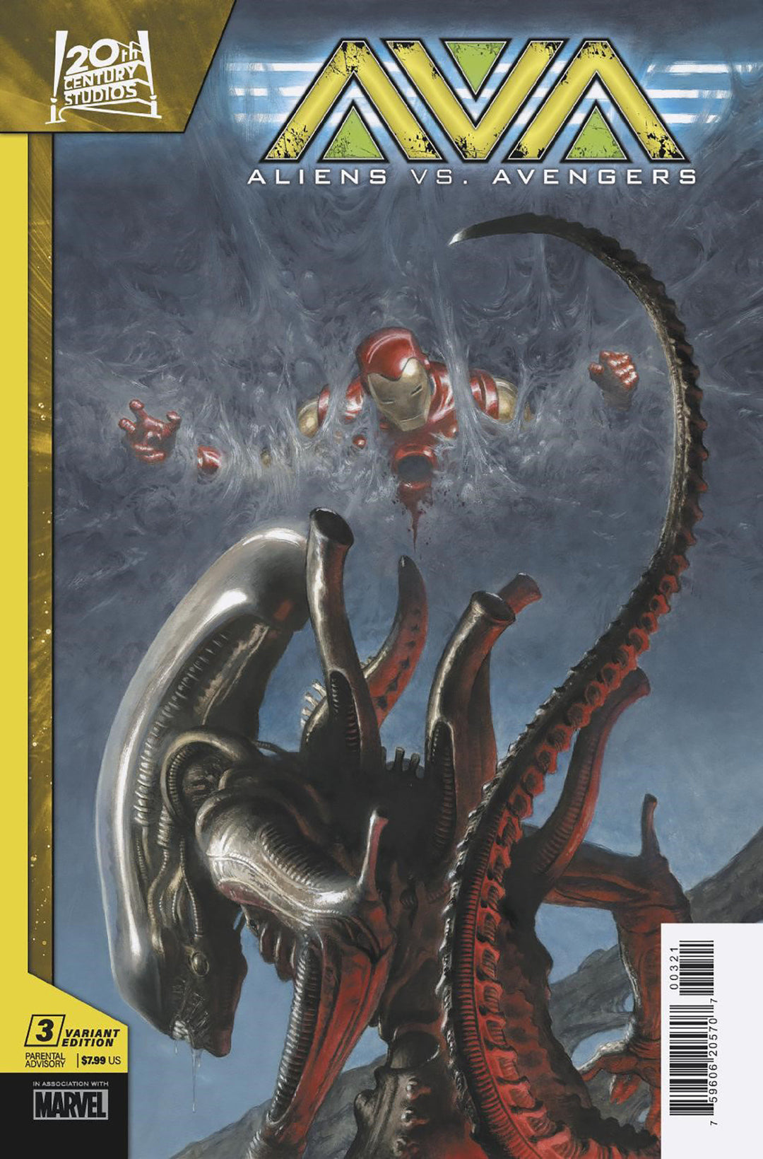 Aliens vs Avengers #3 Paolo Rivera Variant