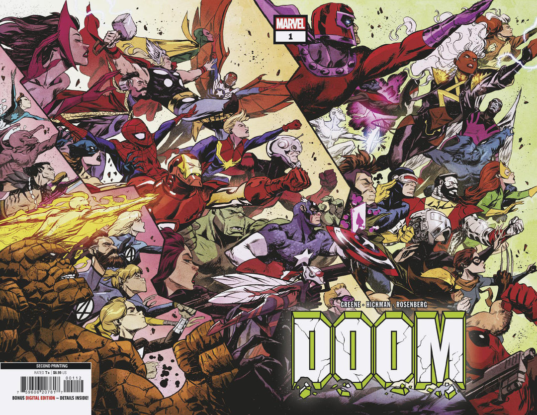 Doom (2024) #1 Variant (2nd Print) Sanford Greene Wraparound Edition (Out of Print)