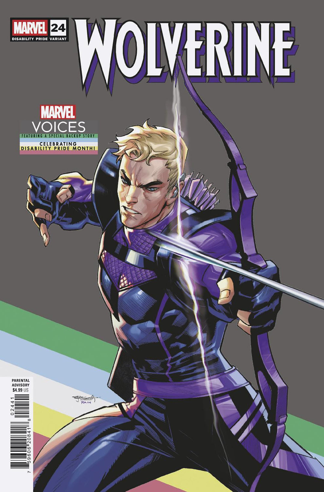 Wolverine (2024) #24 Stephen Segovia Disability Pride Variant