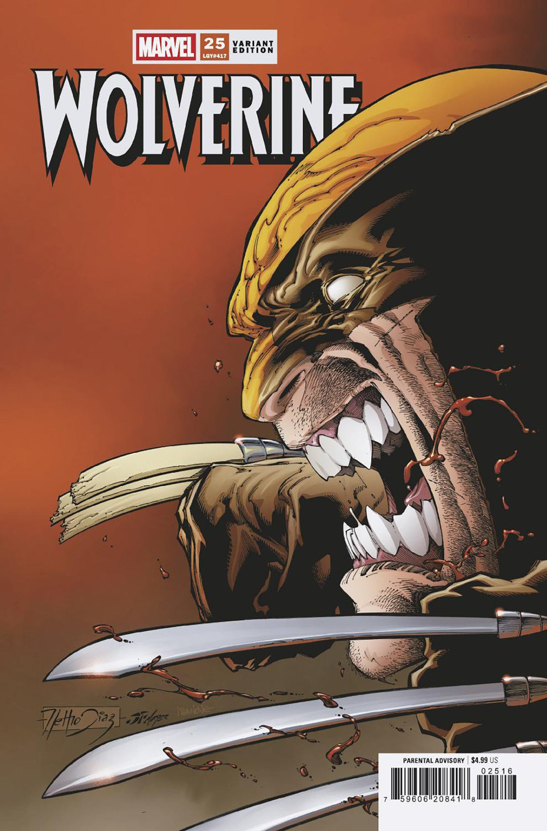 Wolverine (2024) #25 1:25 Netho Diaz Variant