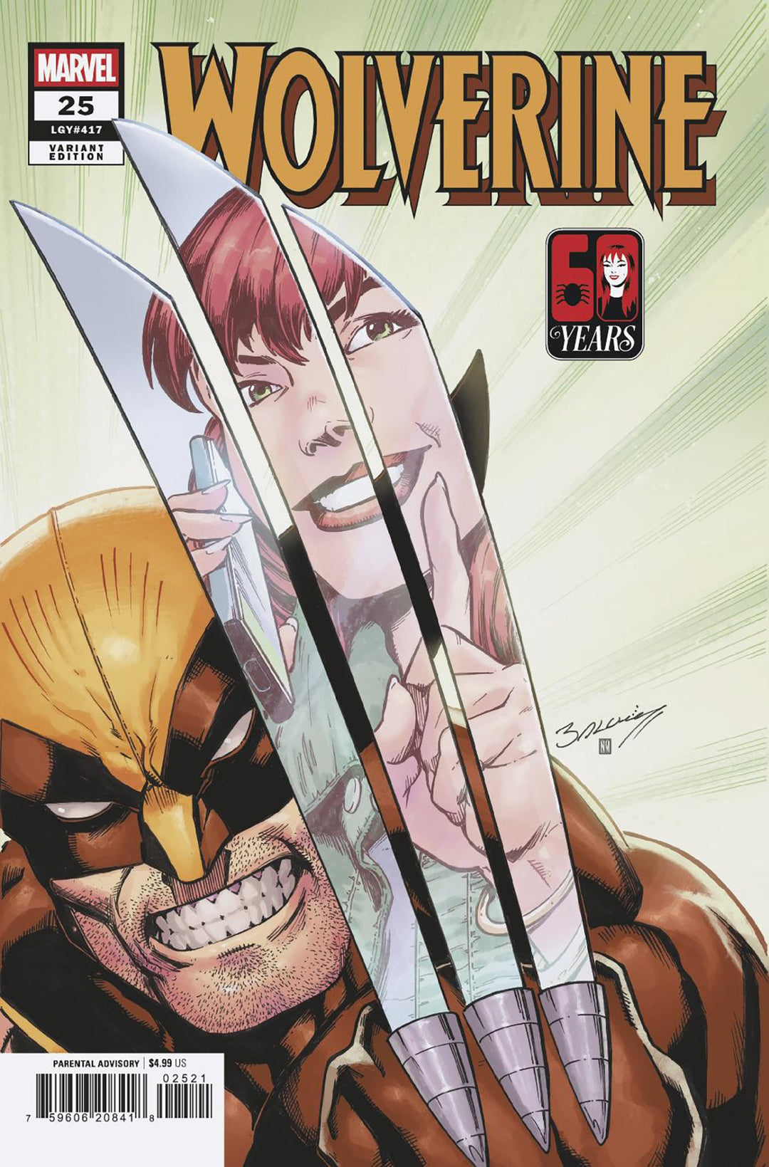 Wolverine (2024) #25 Mark Bagley Mary Jane Watson Variant