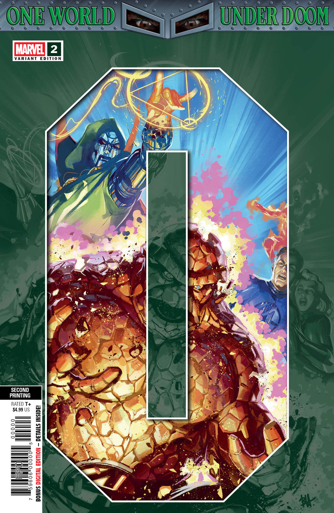 One World Under Doom #2 Variant (2nd Print) Ben Harvey Edition
