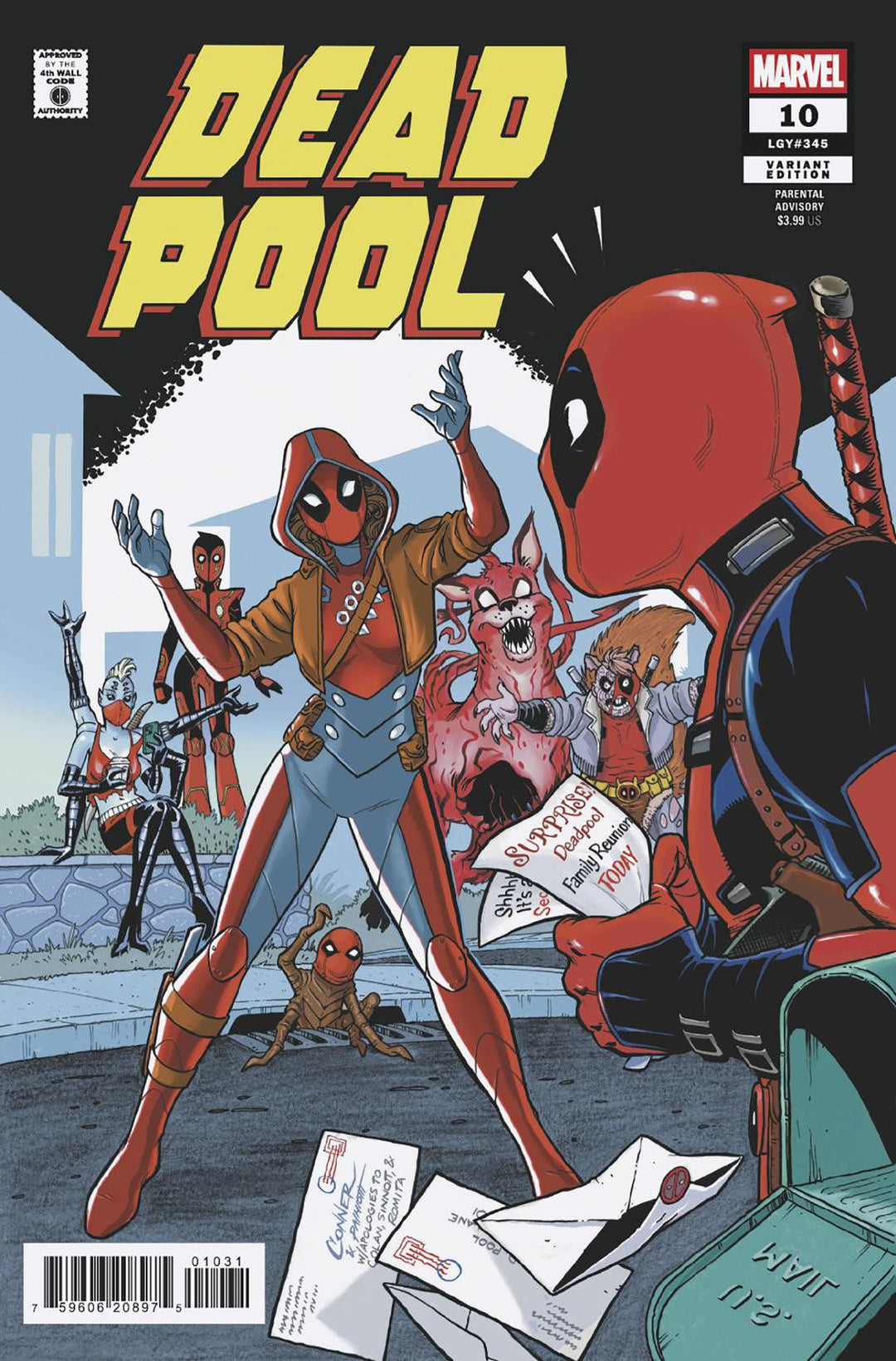 Deadpool (2024) #10 Amanda Conner Homage Variant