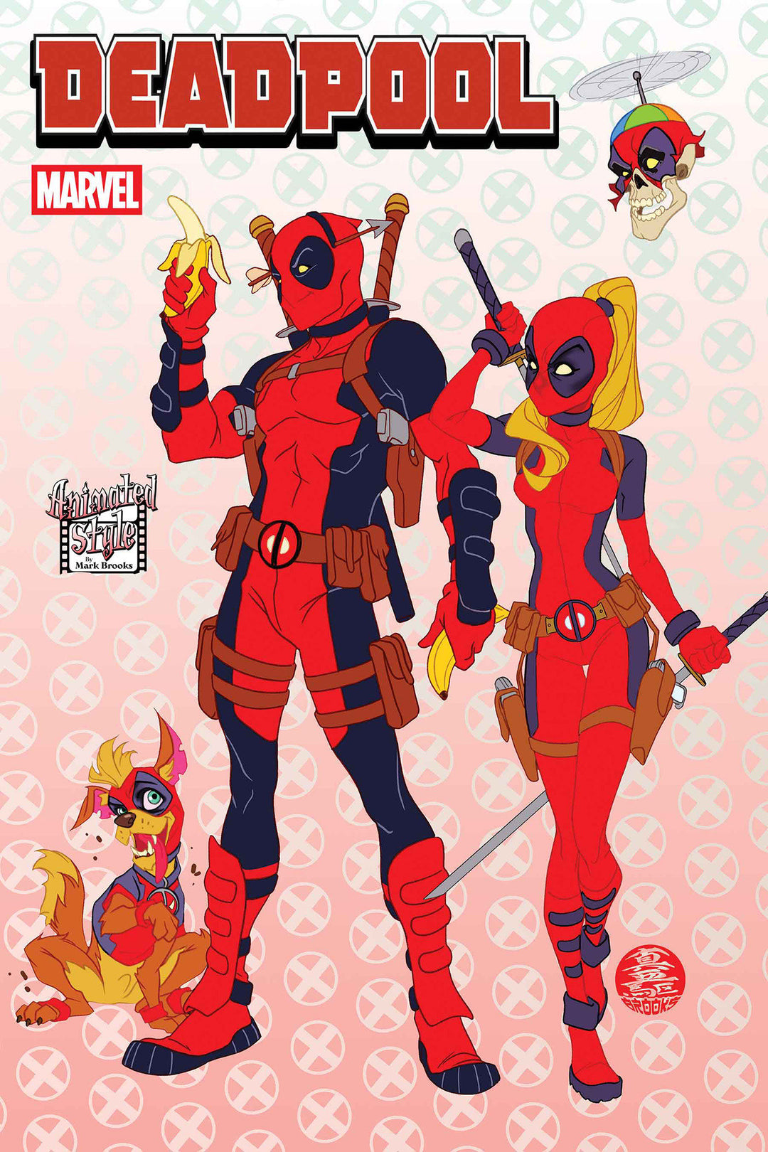 Deadpool (2024) #11 Mark Brooks Animated-Style Variant [Deadpool vs Spider-Man]