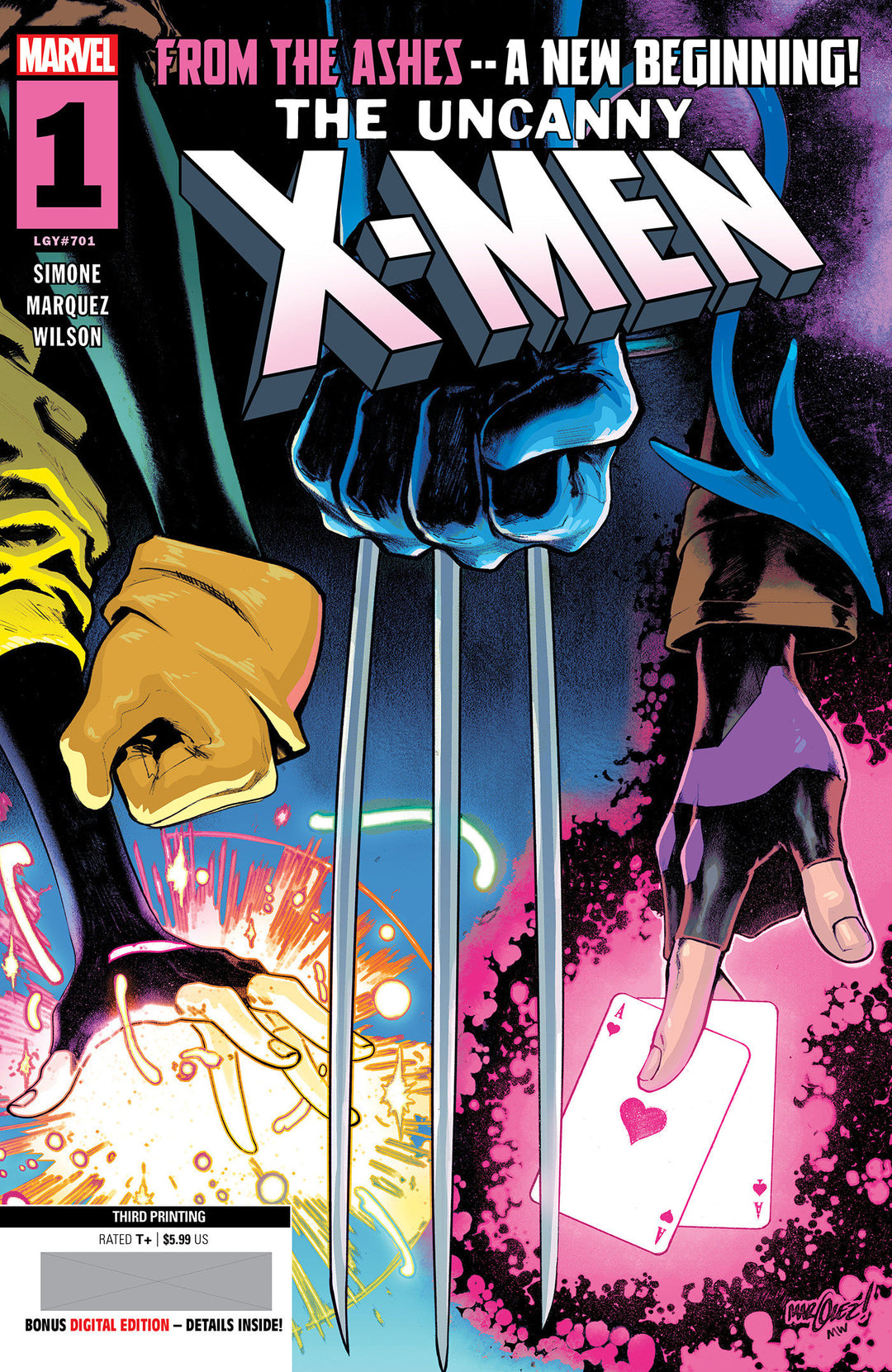 Uncanny X-Men (2024) #1 Variant (3rd Printing) David Marquez Edition