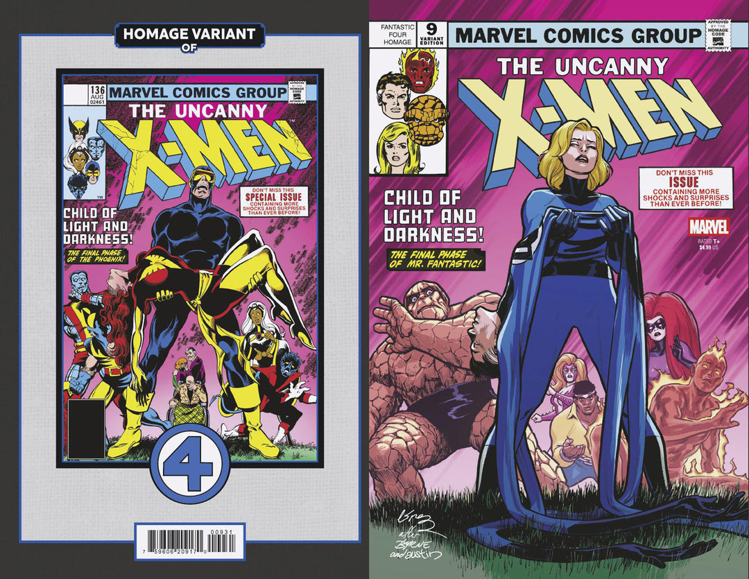 Uncanny X-Men (2024) #9 David Lopez Fantastic Four Homage Variant