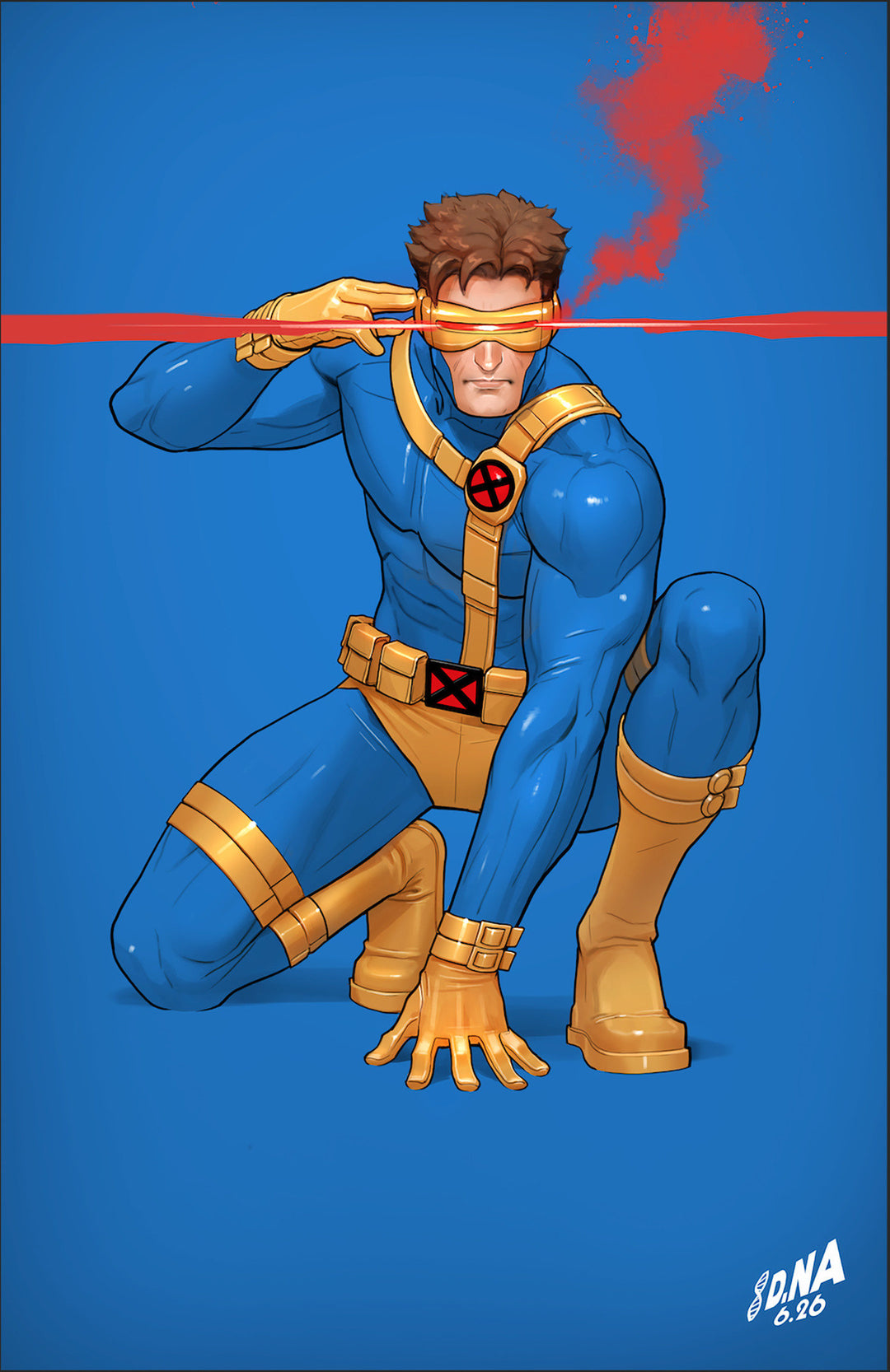 X-Men (2024) #33 Variant (1:50) David Nakayama Color Block Blue Full Art Virgin Edition