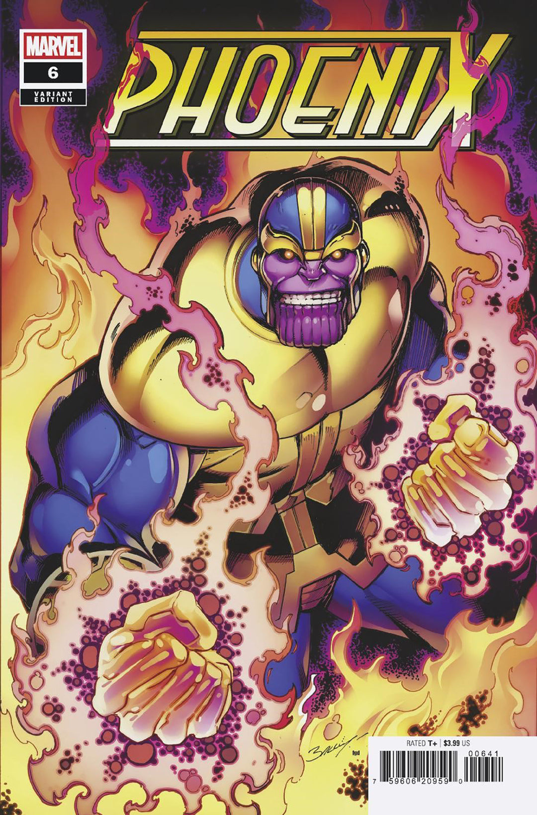 Phoenix (2024) #6 Mark Bagley Thanos Variant