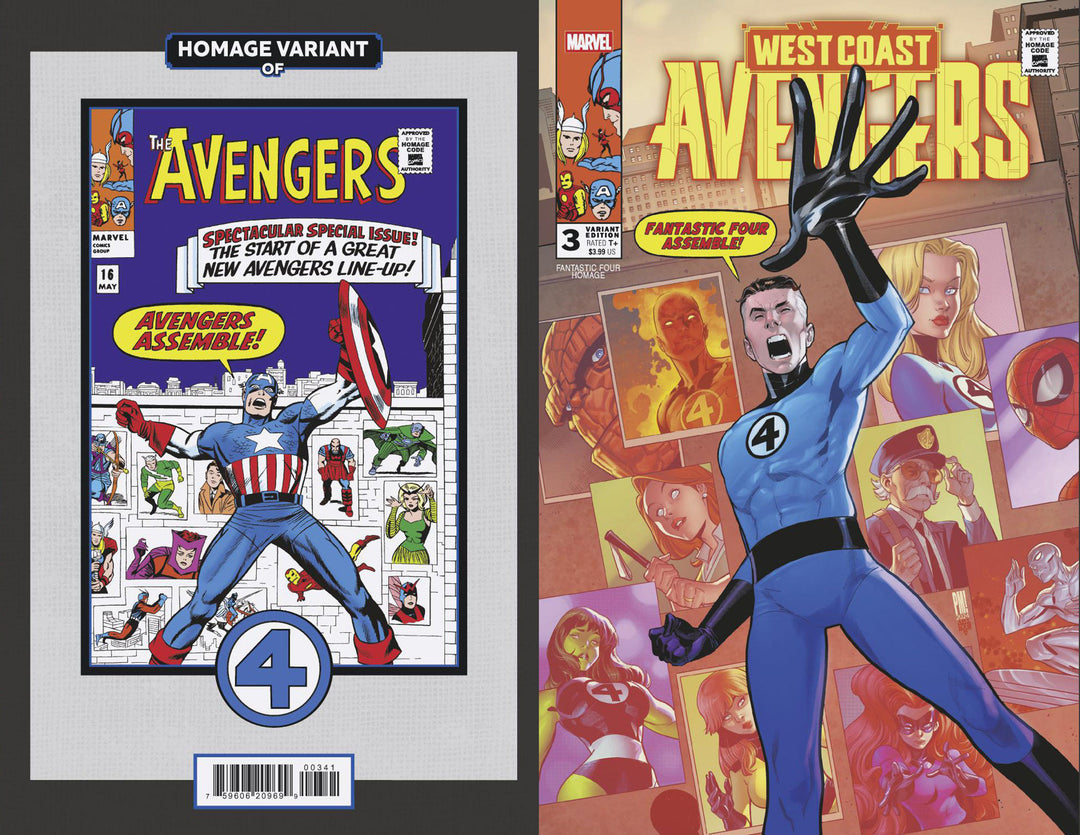 West Coast Avengers (2025) #3 Paco Medina Fantastic Four Homage Variant