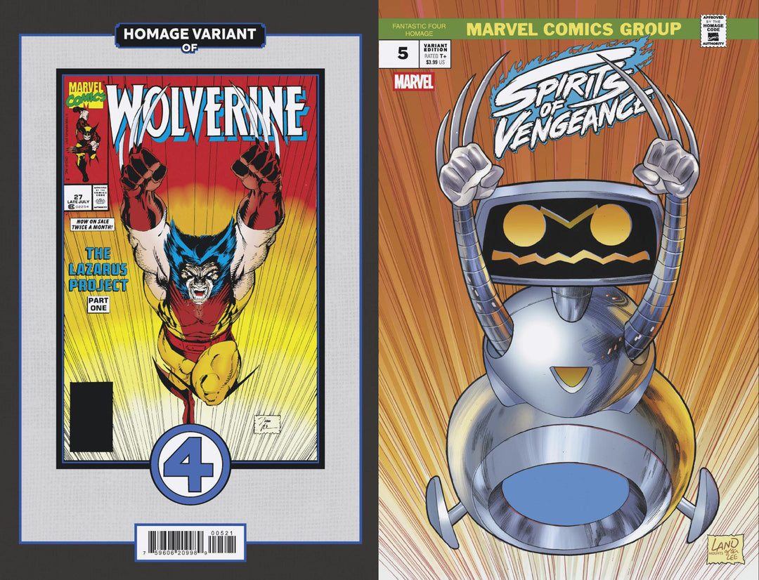 Spirits Of Vengeance (2024) #5 Greg Land Fantastic Four Homage Variant