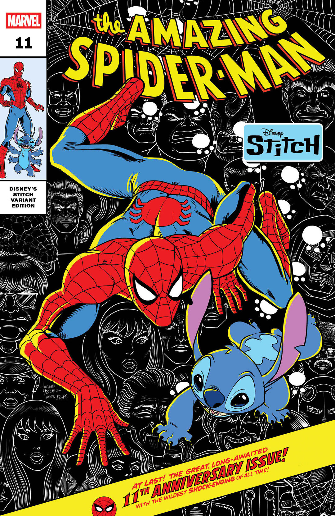 Amazing Spider-Man (2025) #11 Luciano Vecchio Disney Stitch Variant