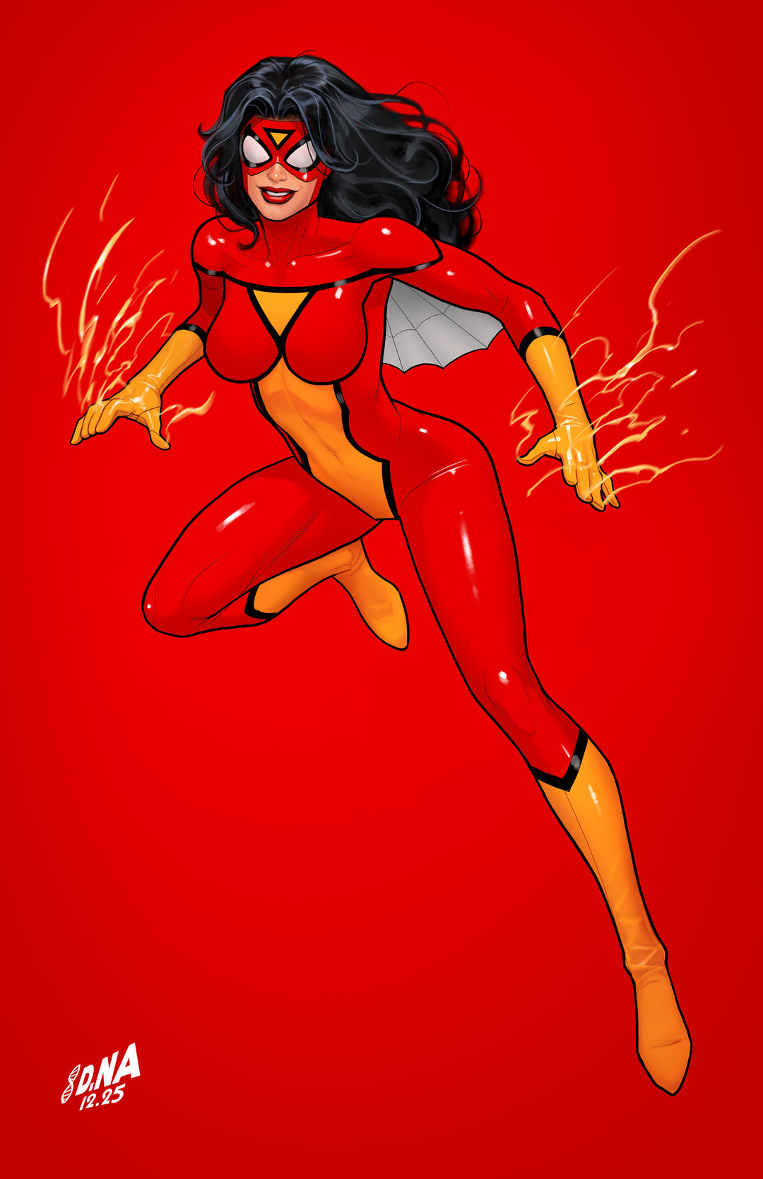 Amazing Spider-Man (2025) #22 Variant (1:50) David Nakayama Color Block Red Full Art Virgin Edition