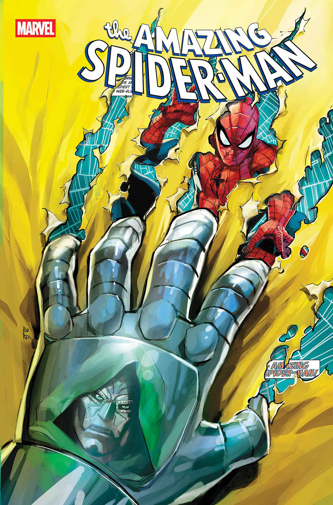 Amazing Spider-Man (2025) #24 [Death Spiral Pt. 4] Rod Reis Doom Homage Variant