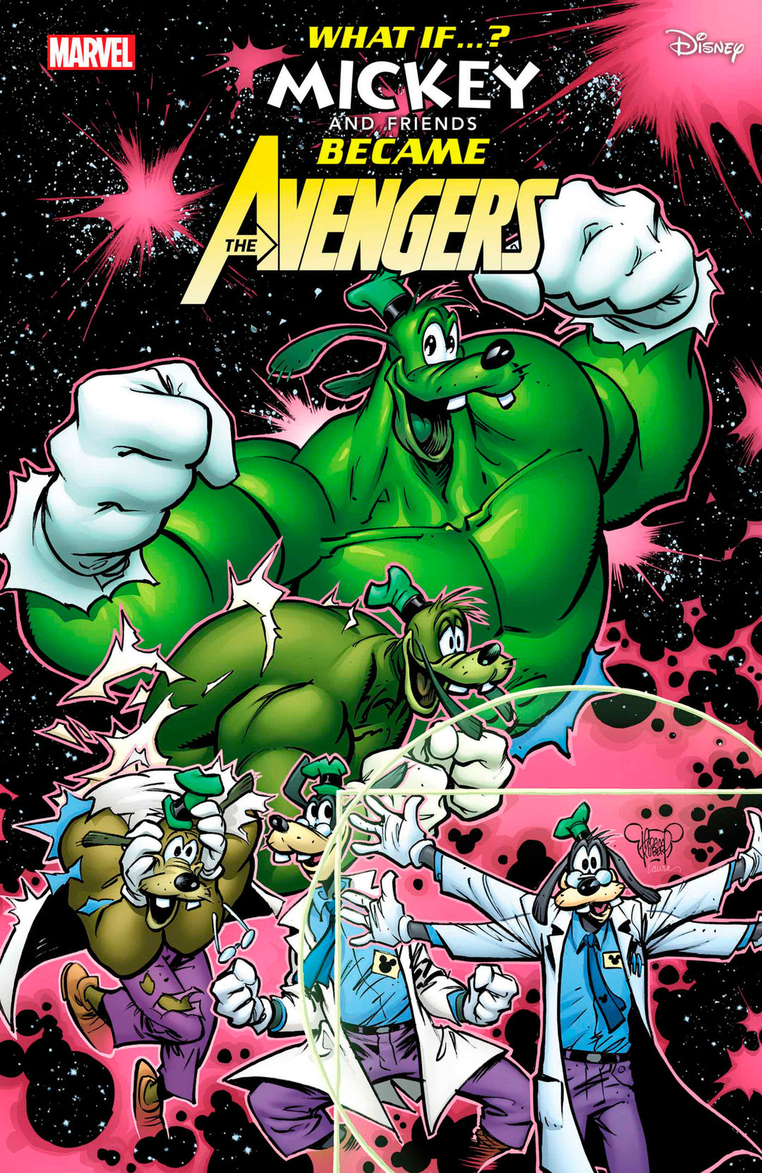 Marvel & Disney What If...? Mickey & Friends Became The Avengers #1 Adam Kubert Variant