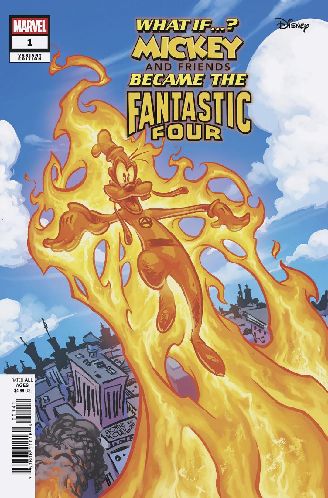 What If...? Mickey & Friends Became The Fantastic Four #1 Skottie Young Variant