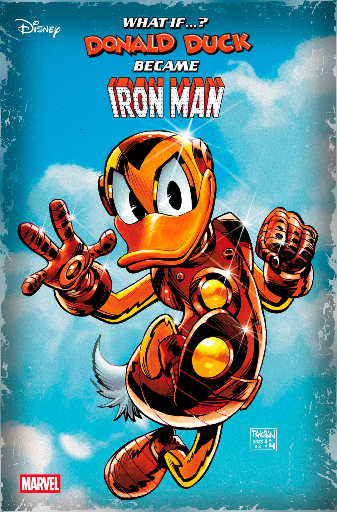 Marvel & Disney What If...? Donald Duck Became Iron Man #1 Dan Panosian Variant