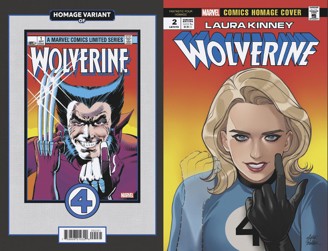 Laura Kinney Wolverine #2 Romy Jones Fantastic Four Homage Variant