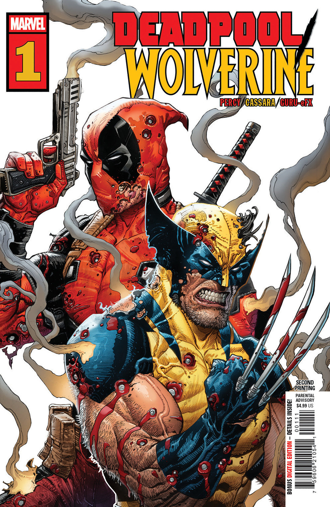 Deadpool Wolverine (2025) #1 Variant (2nd Print) Joshua Cassara Edition