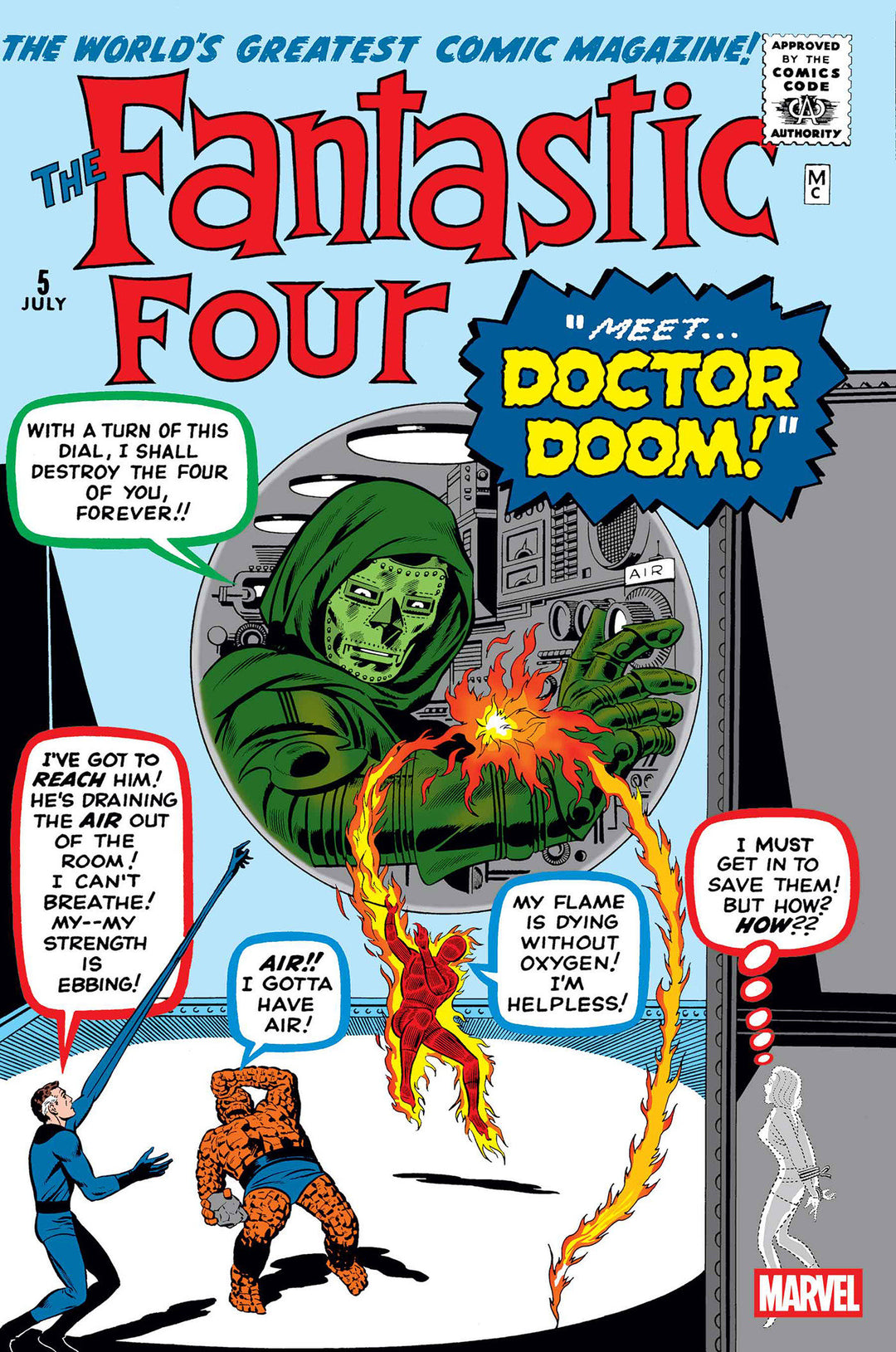 Fantastic Four (1961) #5 Facsimile Edition Foil Variant