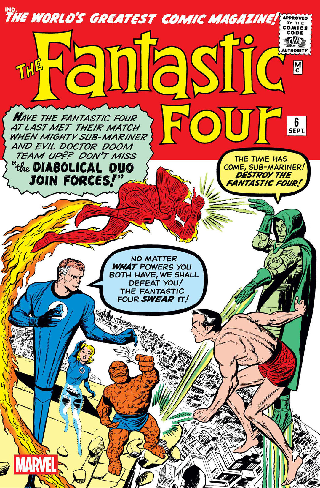 Fantastic Four (1961) #6 Facsimile Edition Foil Variant