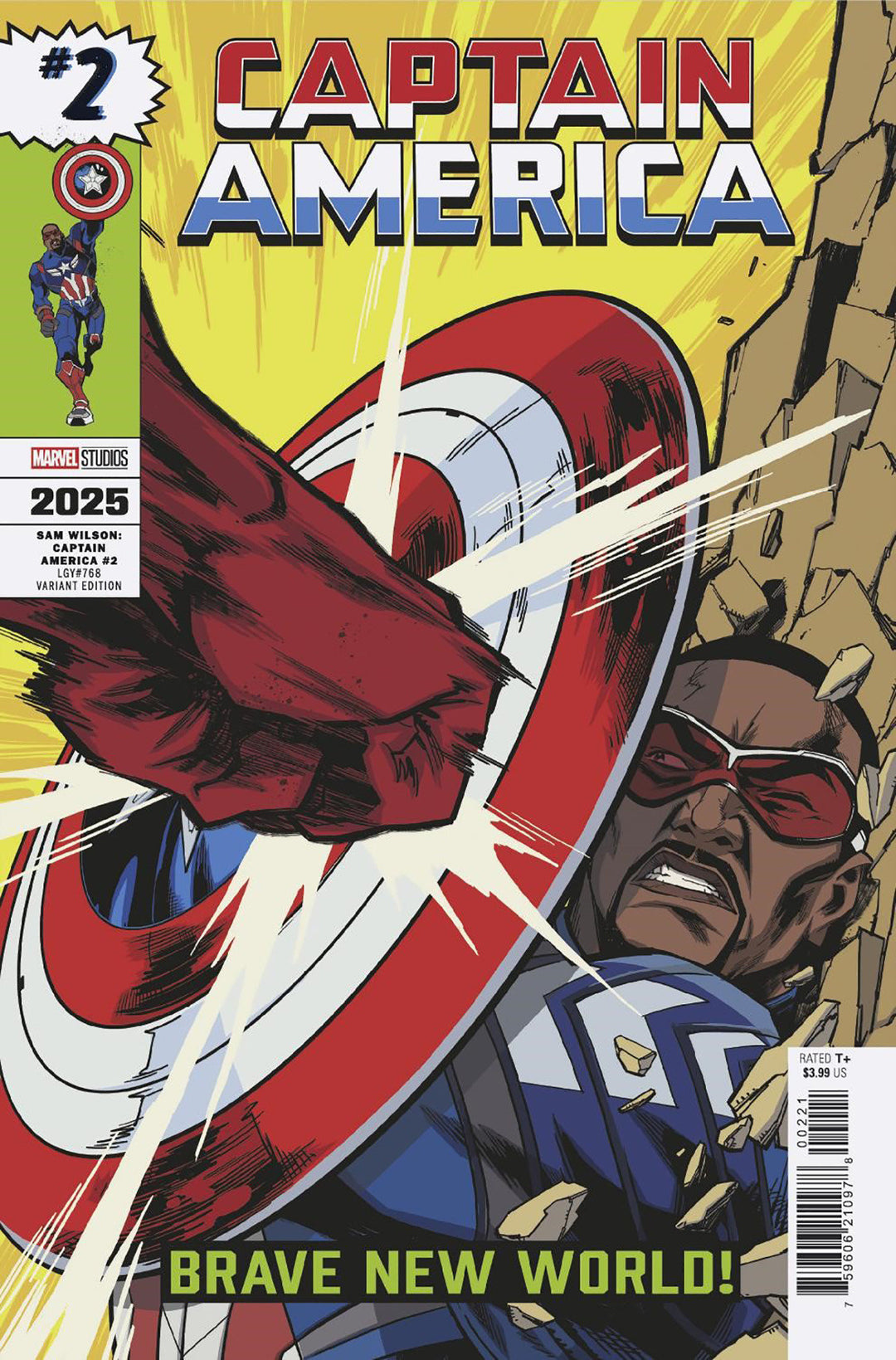 Sam Wilson Captain America (2025) #2 Khary Randolph Marvel Studios Variant