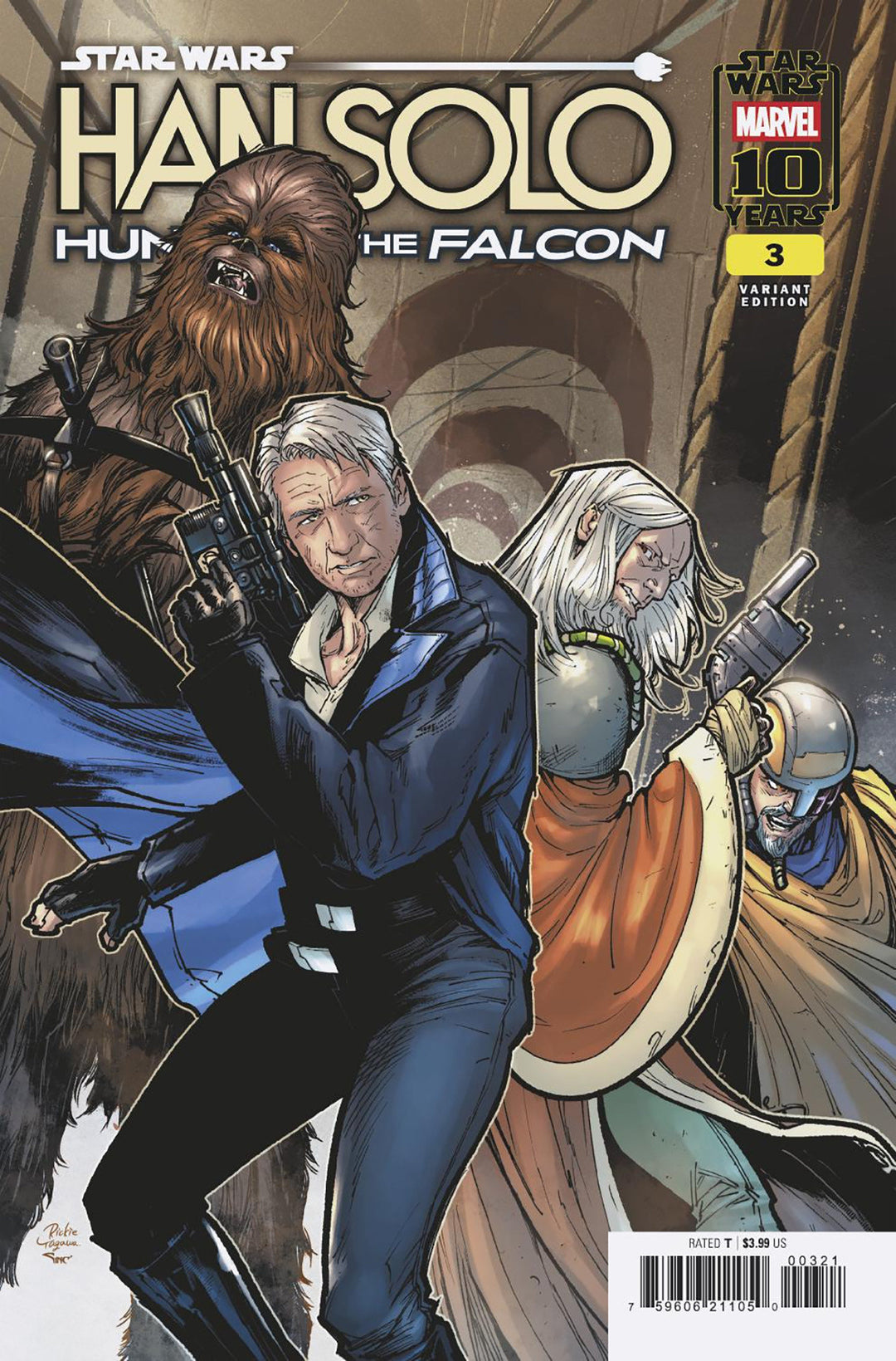 Star Wars Han Solo Hunt For The Falcon #3 Rickie Yagawa Variant