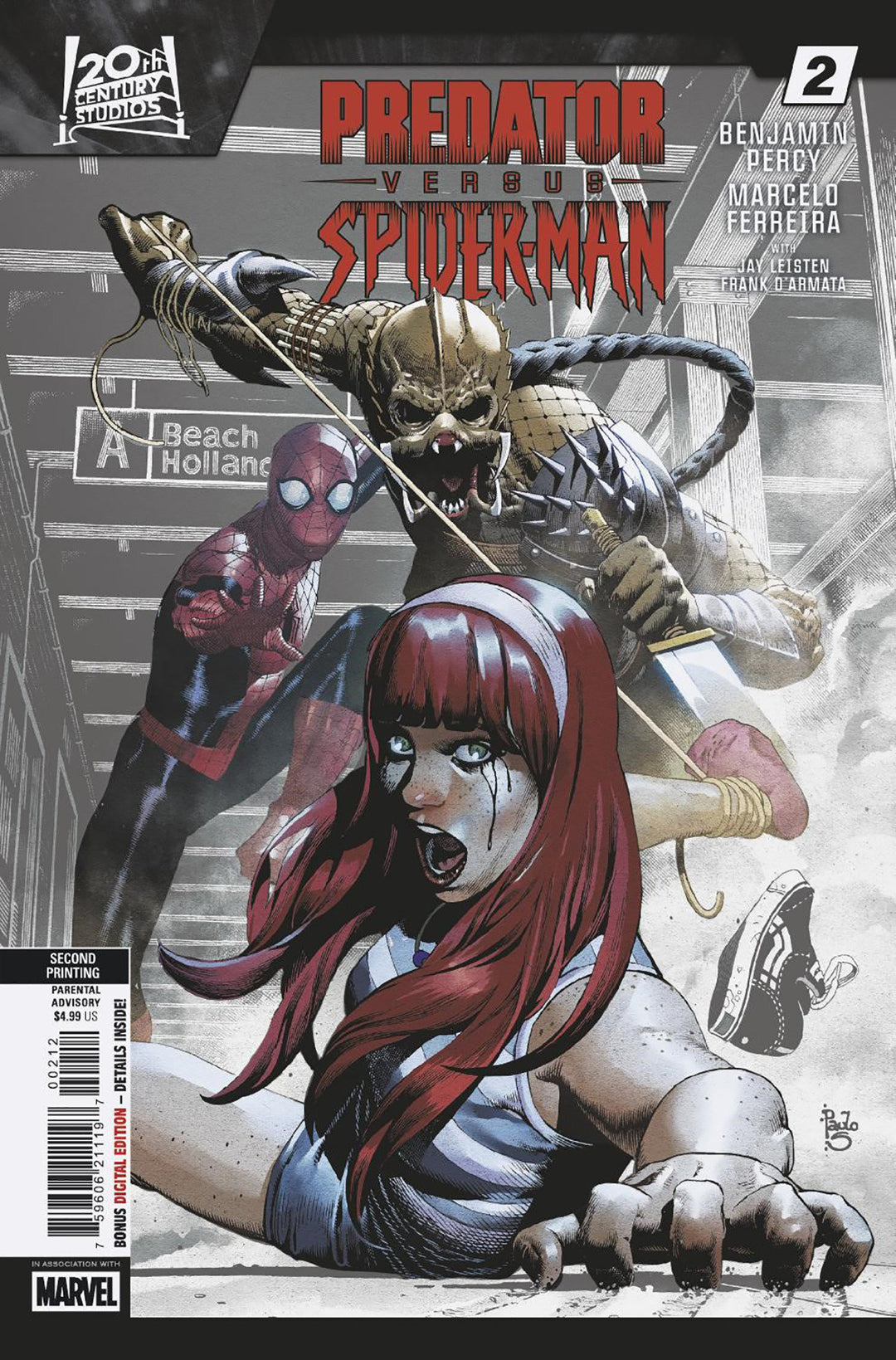 Predator vs Spider-Man #2 Variant (2nd Print) Paulo Siqueira Edition