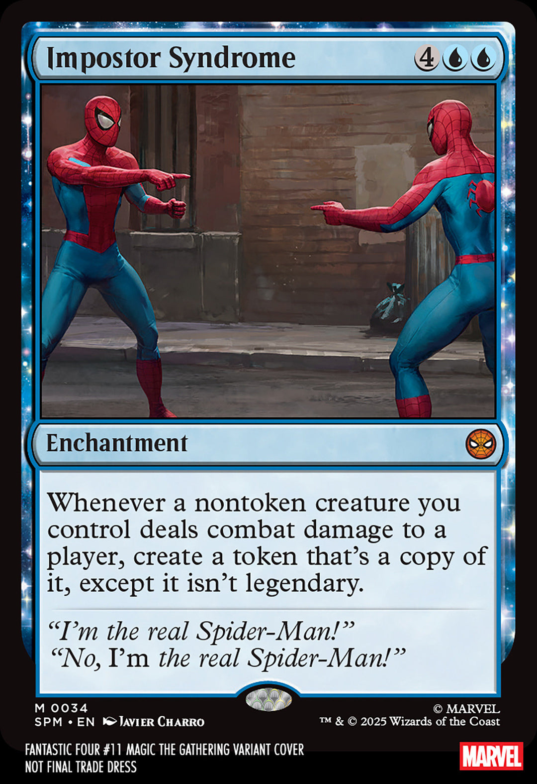 Fantastic Four (2025) #11 Javier Charro Magic The Gathering Variant <OFC>