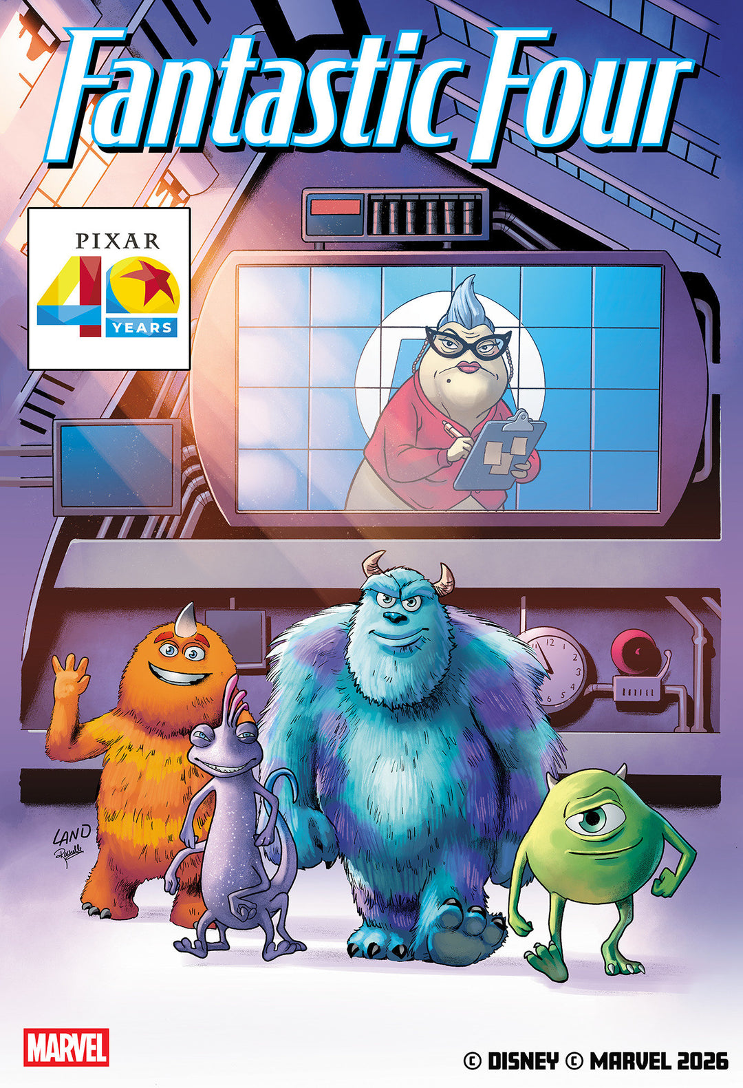 Fantastic Four (2025) #16 Greg Land Pixar 40th Variant