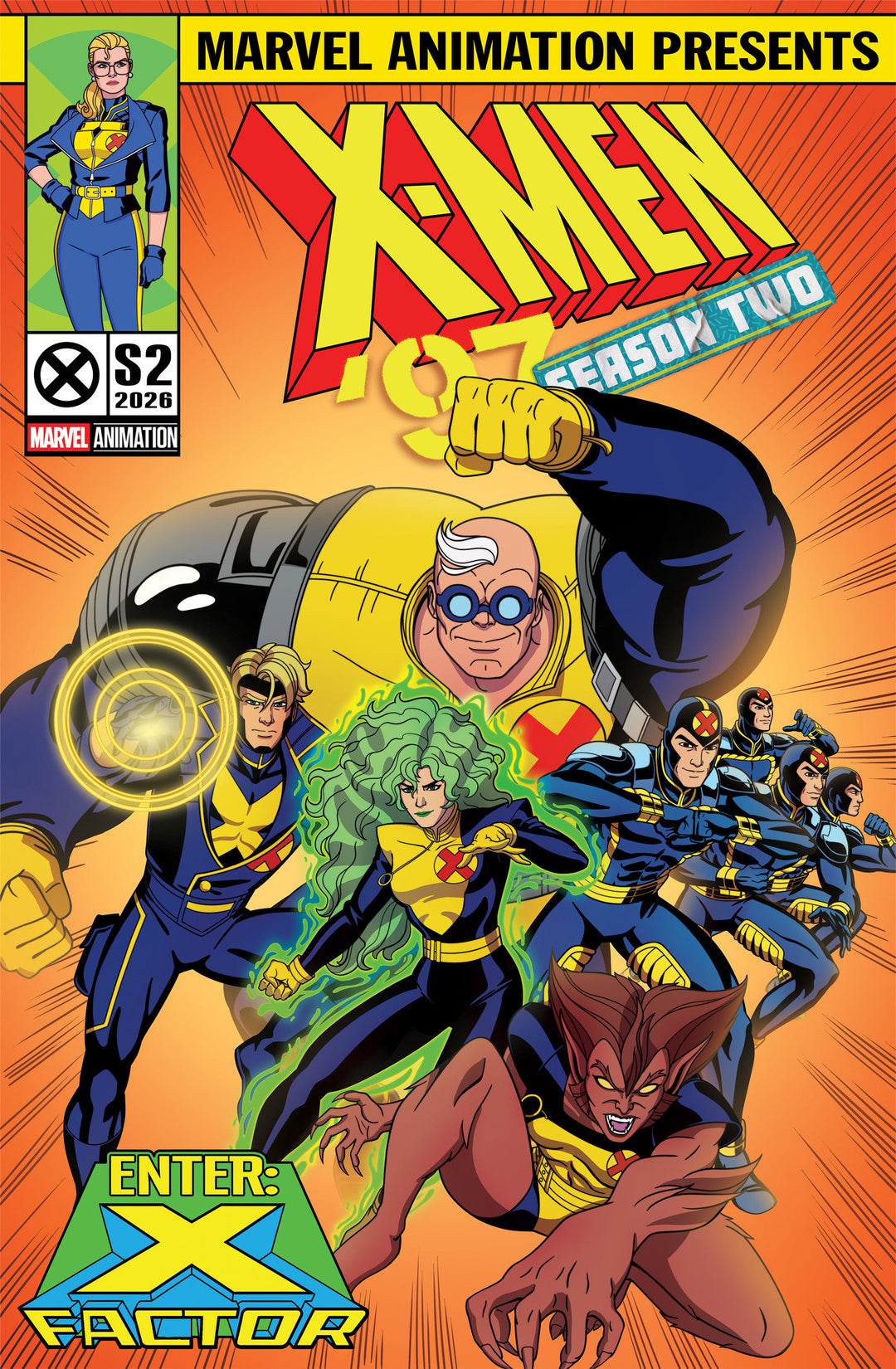 X-Men '97 Season Two #5 Adam Stafford Animation Variant