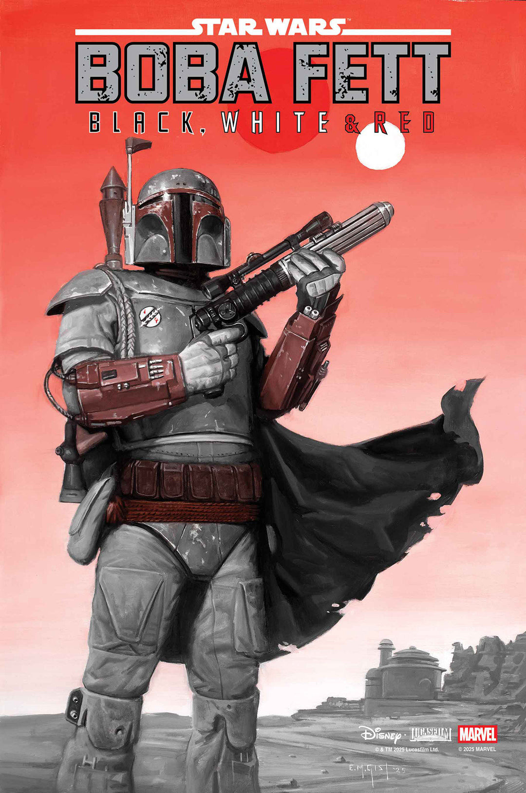 Star Wars Boba Fett Black White & Red #3