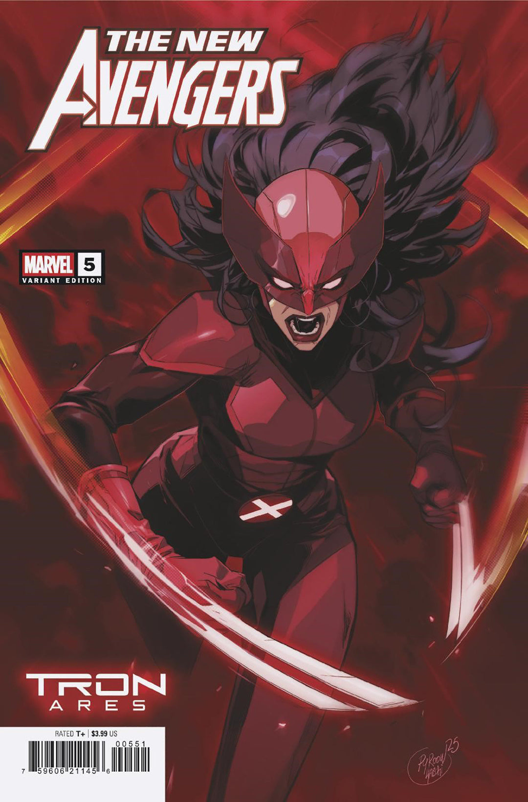 New Avengers (2025) #5 Hicham Habchi Tron: Ares Variant