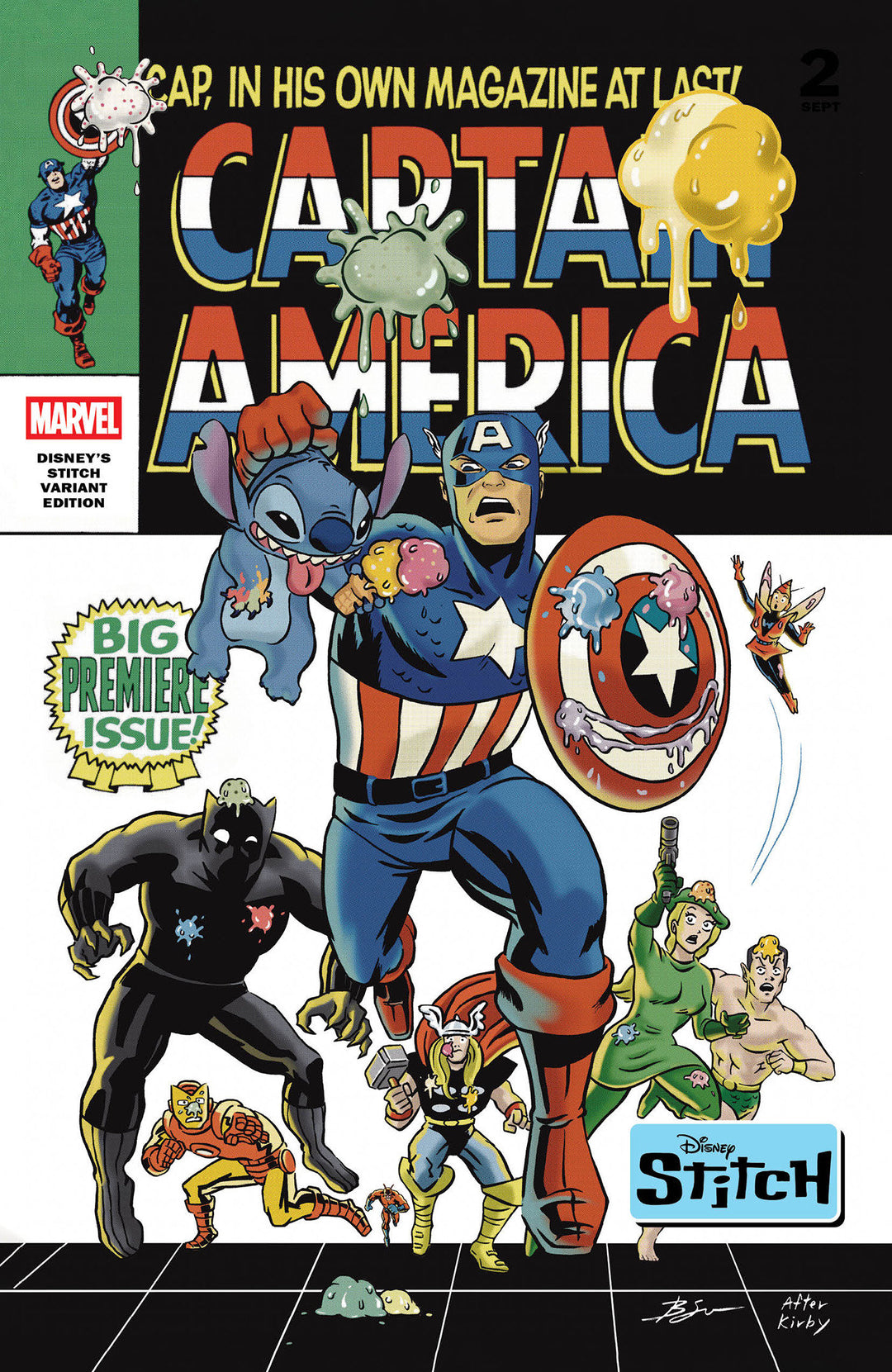 Captain America (2025) #3 Ben Su Disney Stitch Variant