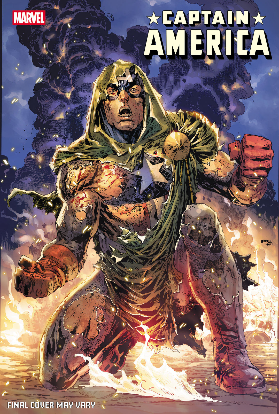Captain America (2025) #8 Ken Lashley Doom Homage Variant
