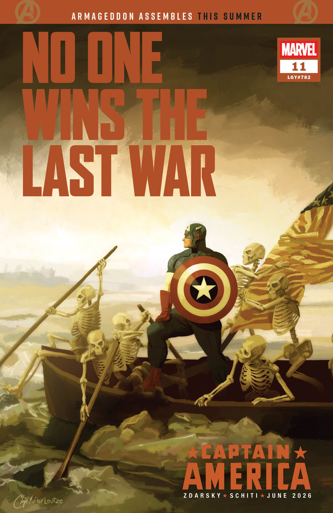 Captain America (2025) #11 Chip Zdarsky Foreshadow Variant