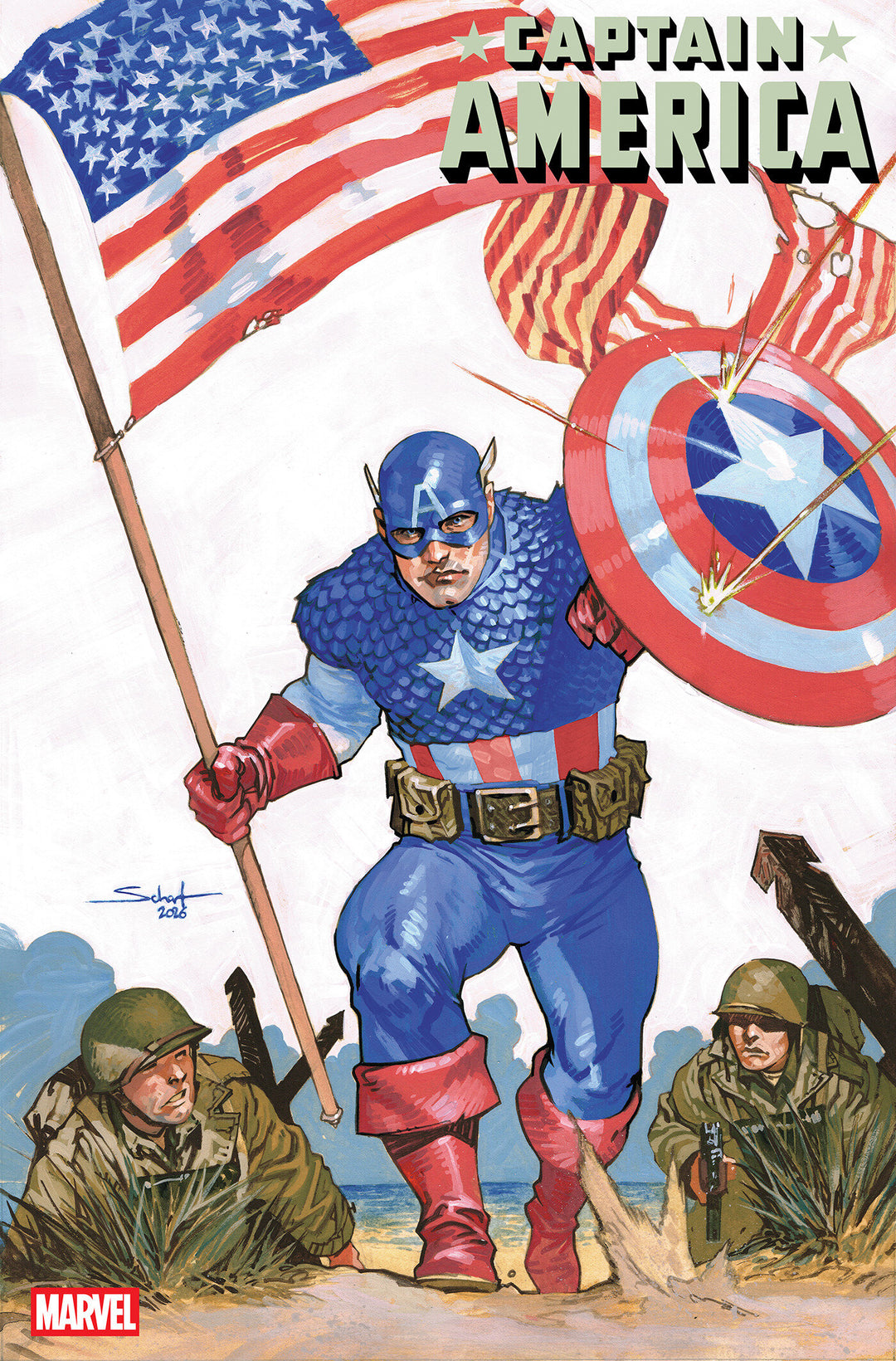 Captain America (2025) #16 Jonas Scharf Art Style Variant