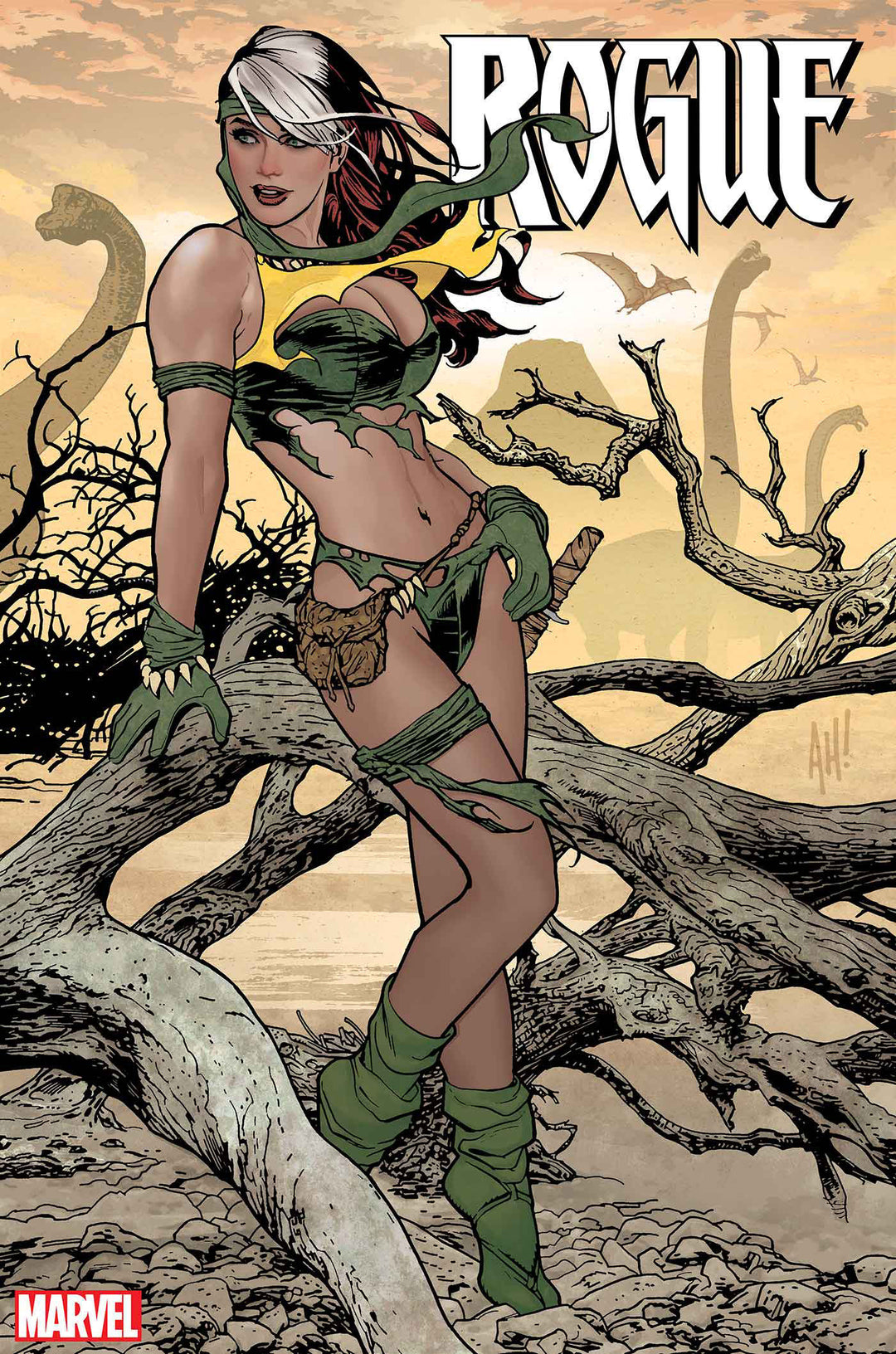 Rogue The Savage Land #1 Variant (2nd Print) Adam Hughes Edition