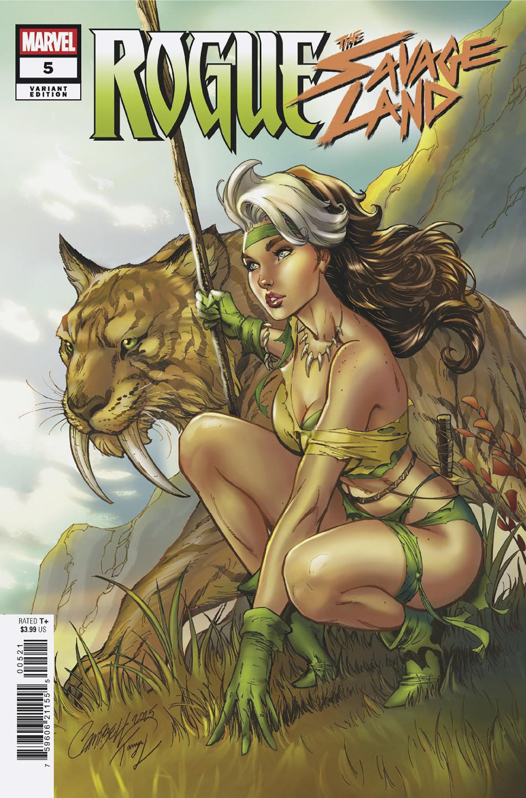 Rogue The Savage Land #5 J. Scott Campbell Variant