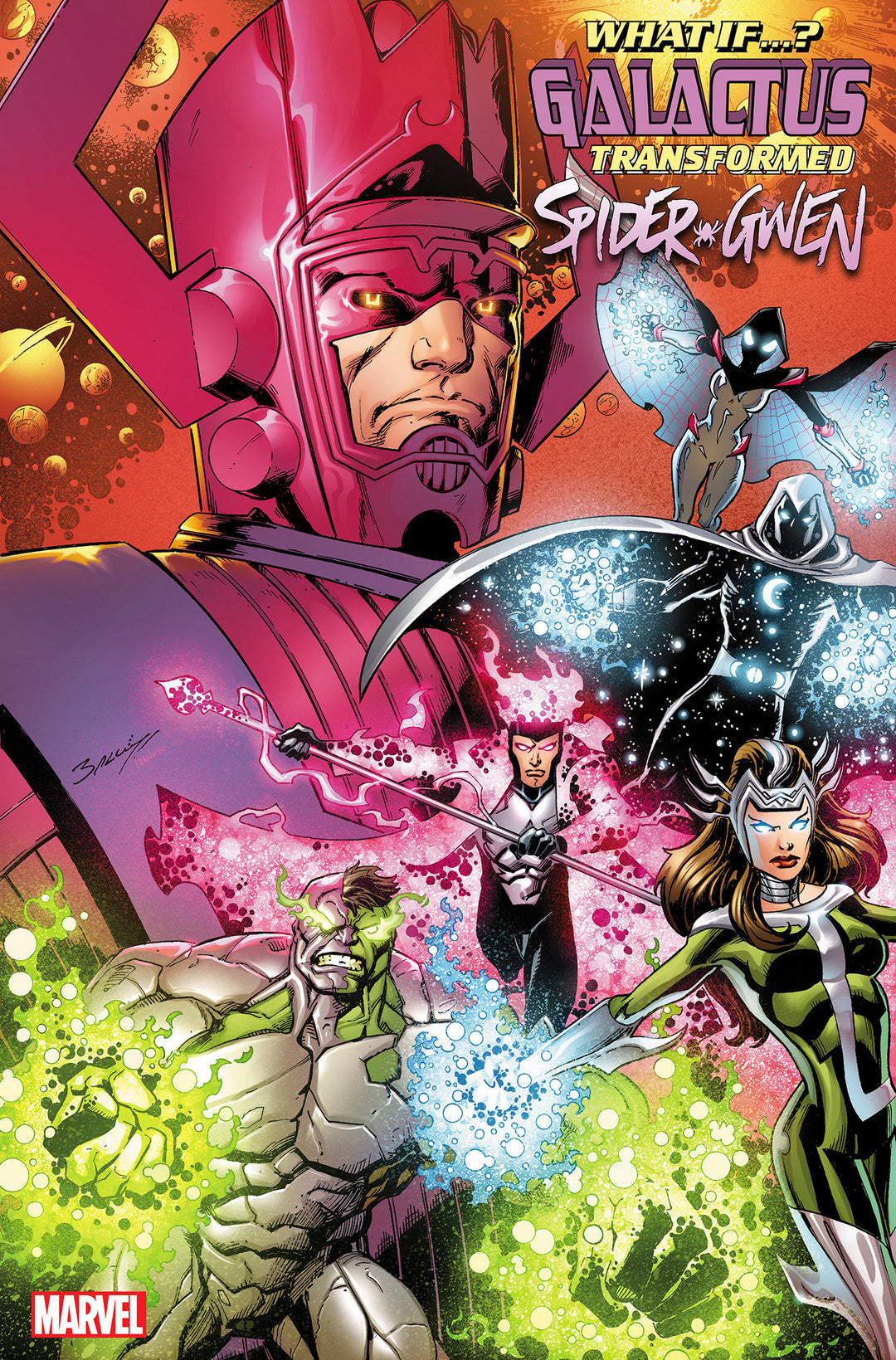What If...? Galactus Transformed Spider-Gwen? #1 Mark Bagley Variant