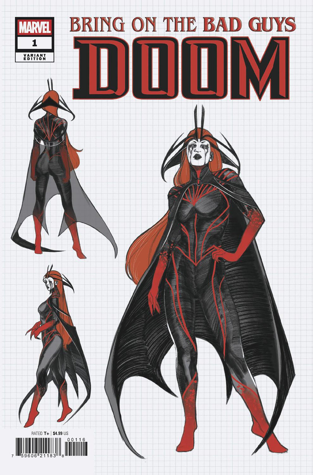 Bring On The Bad Guys Doom #1 Variant (1:10) Alessandro Cappuccio Design Edition