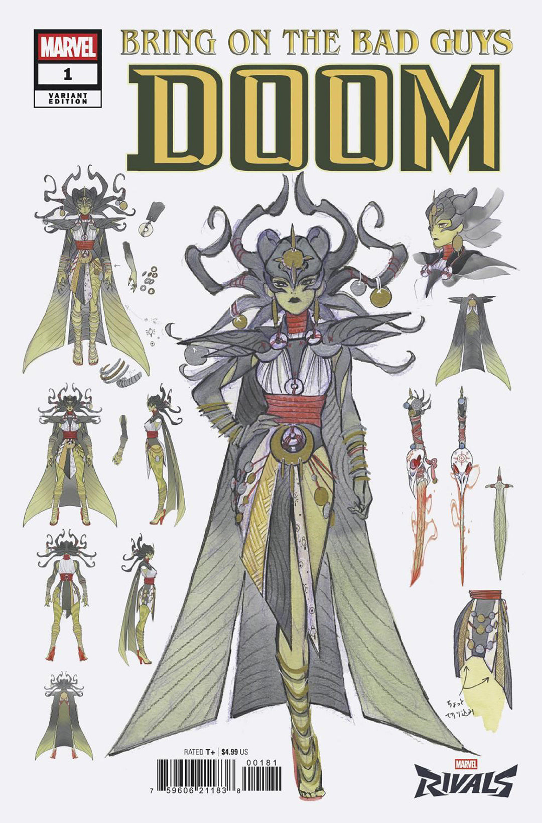 Bring On The Bad Guys Doom #1 Peach Momoko Marvel Rivals Variant