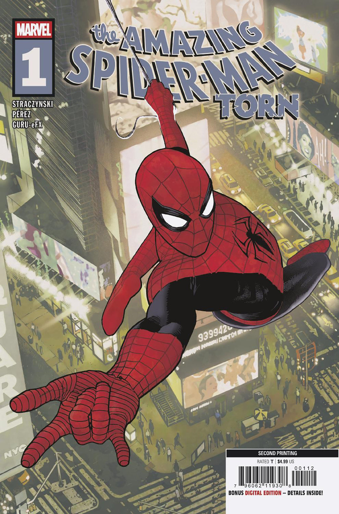 Amazing Spider-Man Torn #1 Variant (2nd Print) Adam Hughes Edition