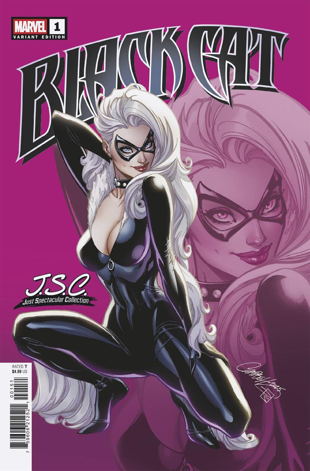 Black Cat (2025) #1 J. Scott Campbell Just Spectacular Collection Variant (Out of Print)