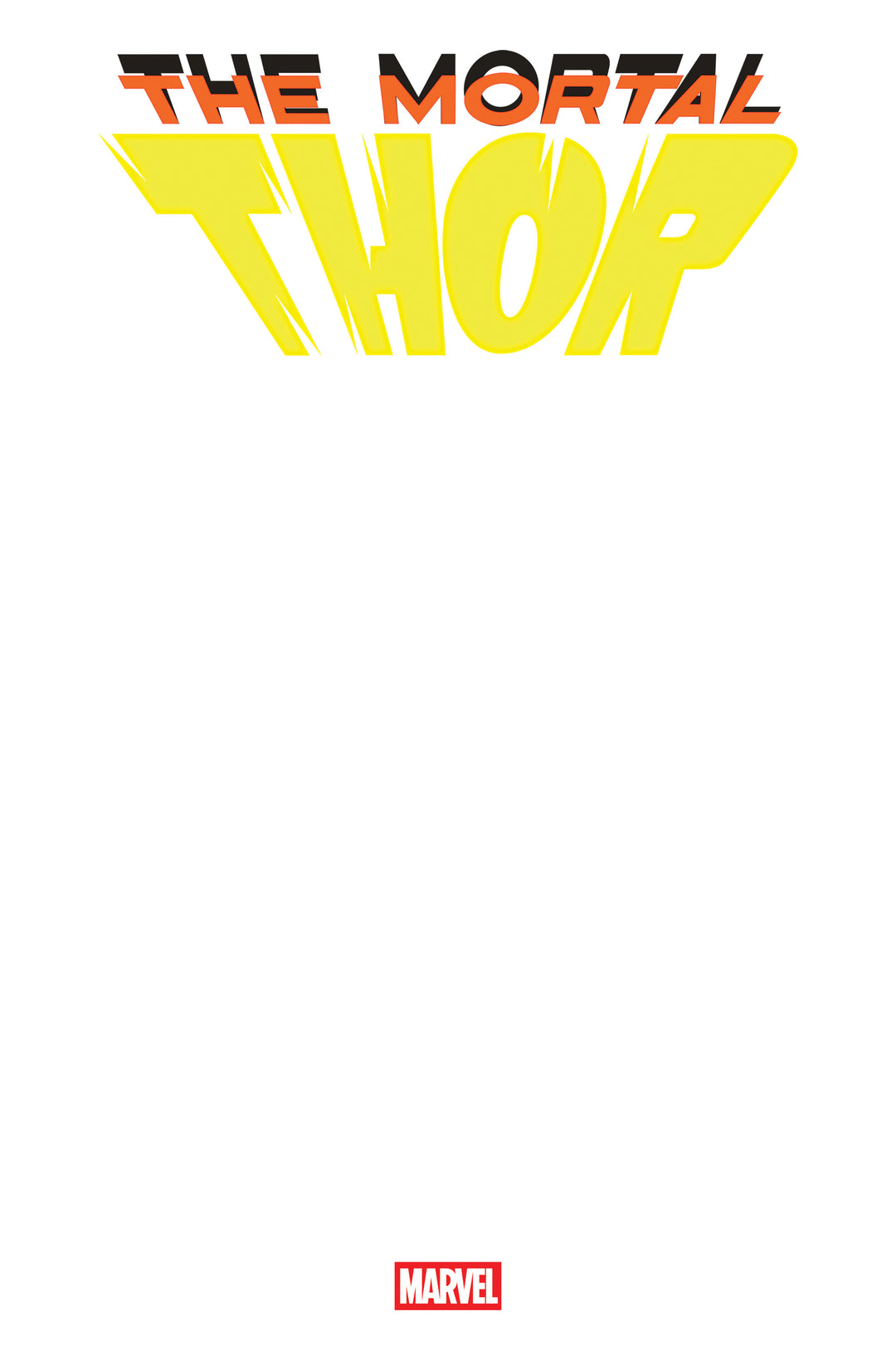 Thor (2025) #1 Blank Cover Variant